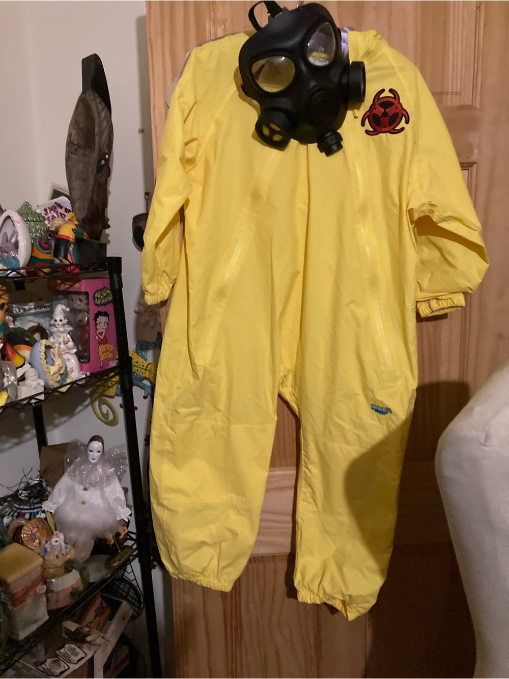 Splash Hazmat suit with mask for kids